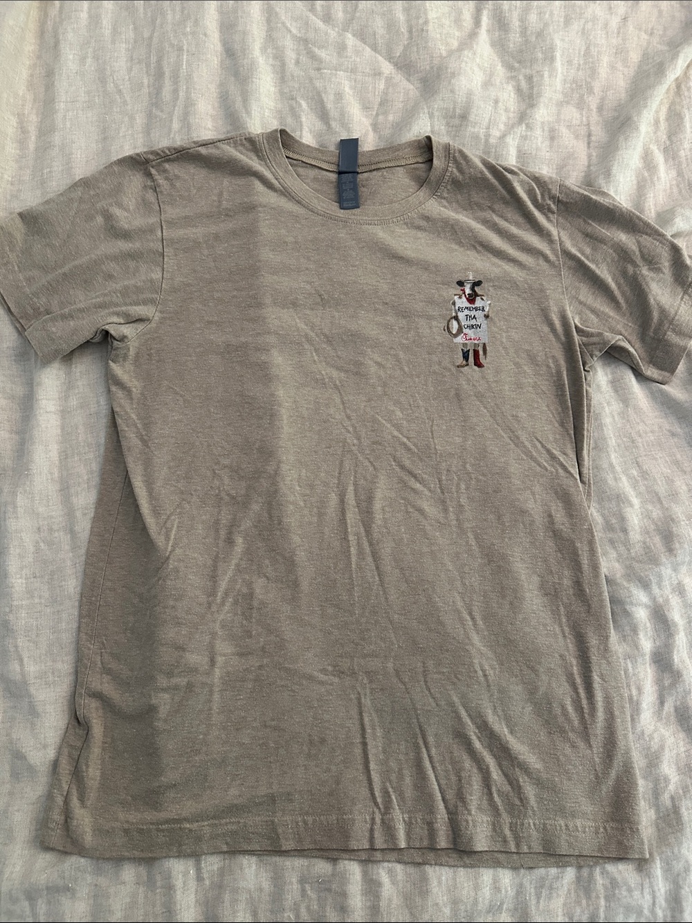 Gray Men’s Graphic Crewneck T-Shirt